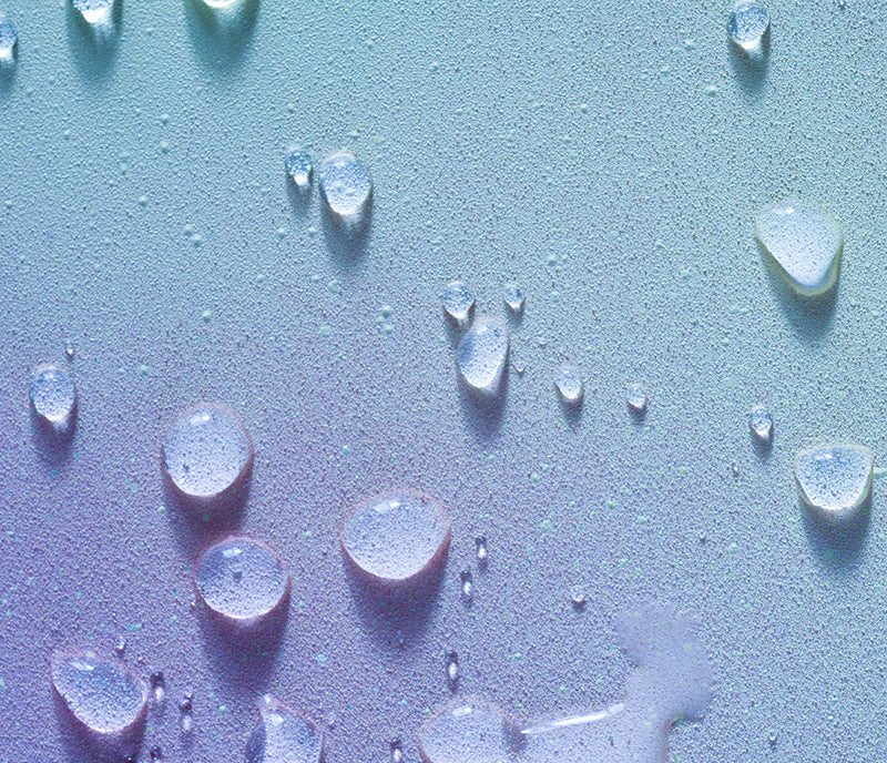 Water drops from ViTA hydratation